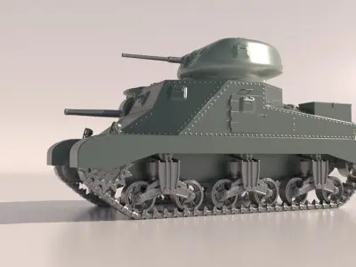 Tank M3Lee for 3Dprint 3D print model