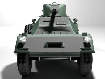 Armoured Car - Ferret 3D model