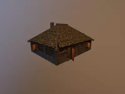 MEDIEVAL HOUSE 4 - LEVEL 1 by RogueFilmProductions 3D model