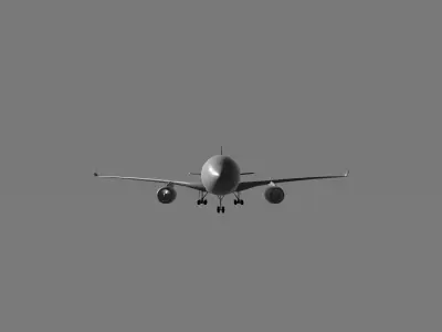 Airbus a330 Free low-poly 3D model