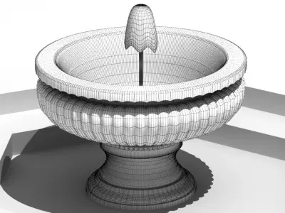 Fountain 06 3D model