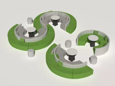 Office Sofa 3D model