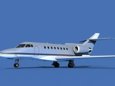 Hawker Siddley 1000 V16 3D model