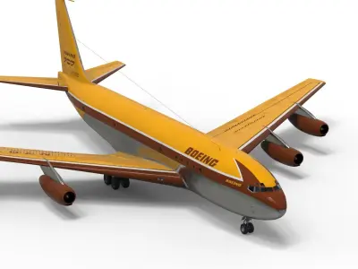Boeing 367 80 Boeing 707  3D model