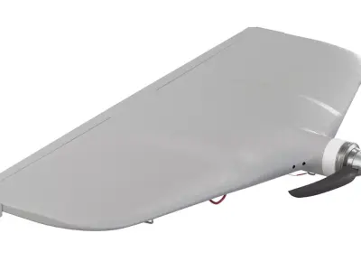 Drone UAV system Granat-1 3D model