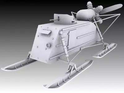 NKL-26 Aerosan 3D model