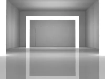 Sci Fi Tunnel 3D model 63