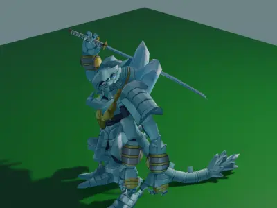 overlored dragon 3D model