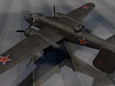 North American B-25B Mitchell 3D model