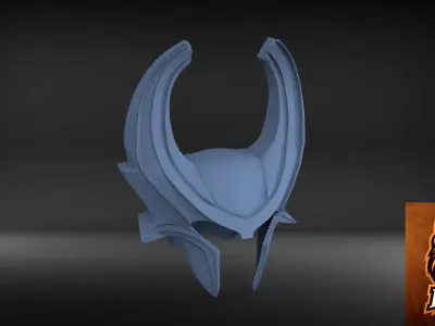 Heimdal Cosplay Helmet for 3d printing 3D model
