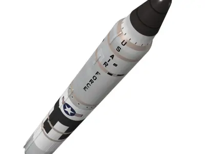 Titan II Missile 3D model