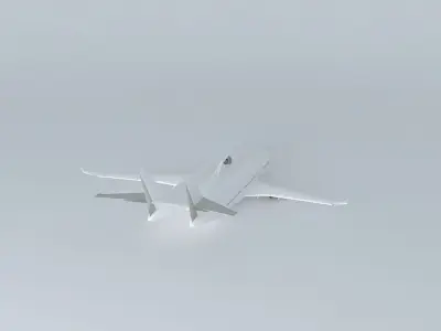 DoubleF airplane Free 3D model