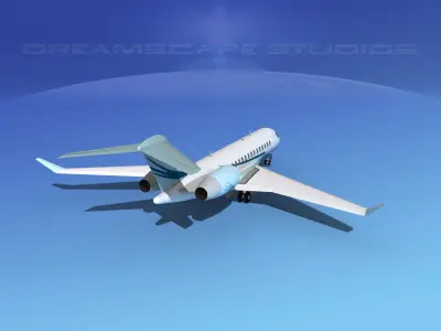 Global Express 8000 V06 3D model