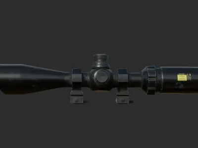 Weapon - Scope - 11 - UmarexWalther Low-poly 3D model