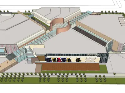 Sketchup Shopping Center 233 3D model