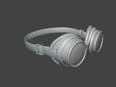 Steampunk Googles 3D model