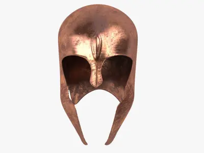  Achilles Helmet Model Realistic- Low Poly Low-poly 3D model