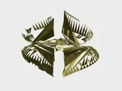 The Harmonic Cross of Consciousness Free low-poly 3D model