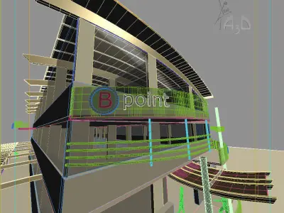 Marketplace B-point 3D model