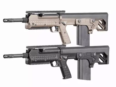 Kel-Tec RFB 762x51 NATO Bullpup Rifle Low-poly 3D model