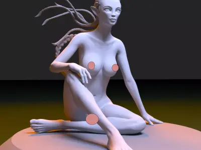 Navi Girl - Alien girl 3D print model