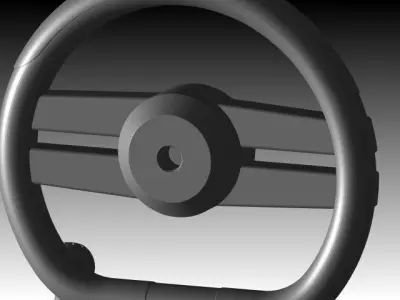 Steering Wheel Isotta 3D model