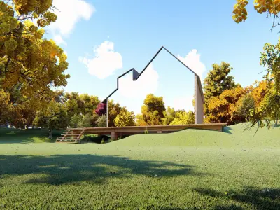 Forest House Free 3D model