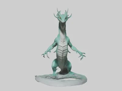 Basilisk Model 1 Low-poly 3D model