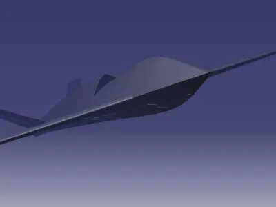 Unmanned Combat Aerial Vehicle- UCAV 3D model