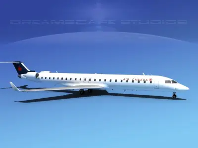 Bombardier CRJ900 Air Canada Express 3D model