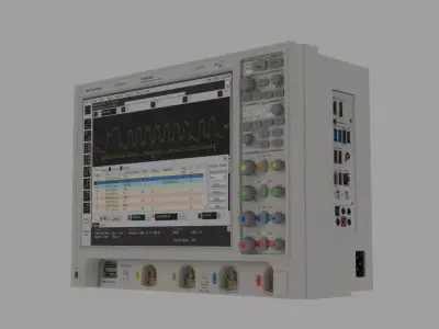 The Infiniium 9000 H-Series high-definition oscilloscopes 3D model
