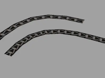 Chain Lowpoly Texture Low-poly 3D model