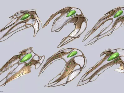 Alien spacecraft collection 