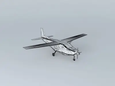 Mokulele Airlines Cessna Caravan C208B Free 3D model