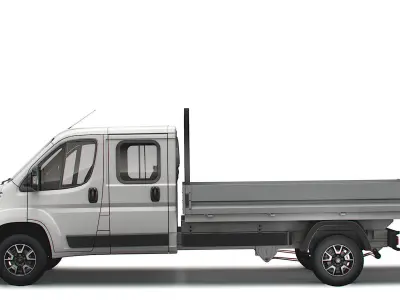 Vauxhall Movano Crew Cab Truck 2023 3D model