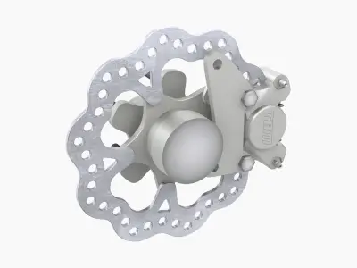 TBM Brake Disk Low-poly 3D model