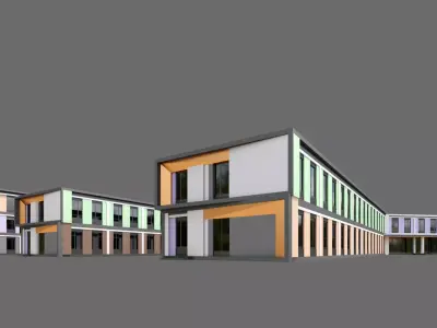 High School ID026 3D model