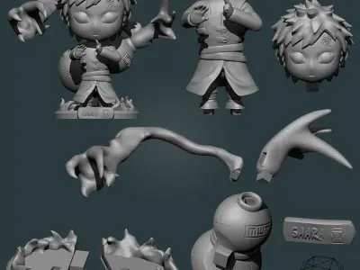 Gaara Figure 3D print model