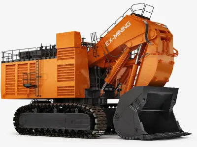 Mining Excavator Loading Shovel Generic 3D model