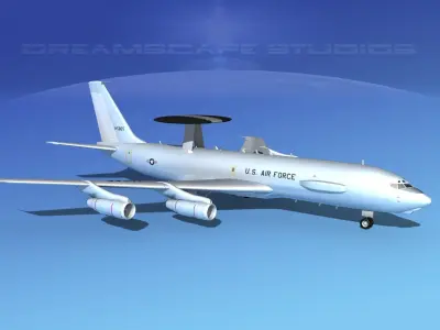 Boeing E-3C Sentry USAF 3D model