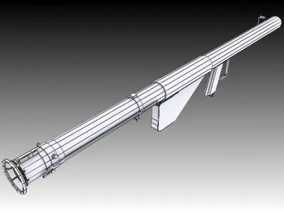 M1A1 Bazooka 3D model
