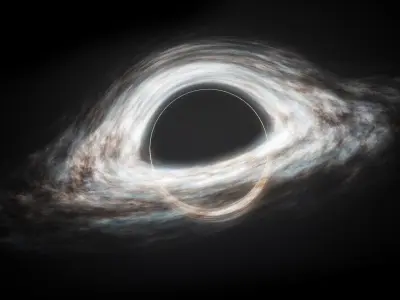 Volumetric Stellar Mass Black Hole Disk For Blender 3D model