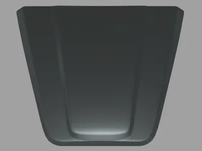 Car Bonnet Mercedes AMG G 63 Low-poly 3D model