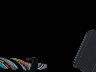 Wires with car connector Free low-poly 3D model