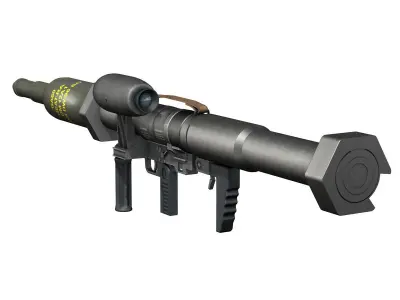 Anti-tank rocket launcher Panzerfaust 3 3D model