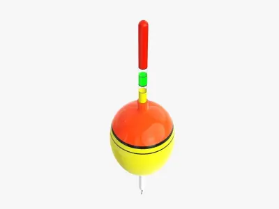 Float fishing 01 3D model