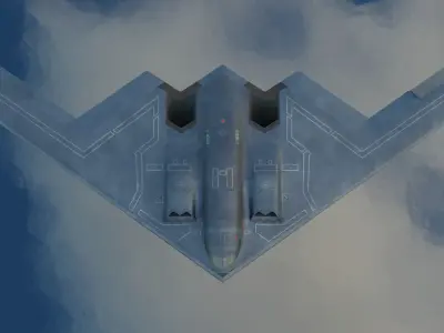 B-2 Spirit Stealth Bomber - High-Detail Realistic 3D Model 3D model