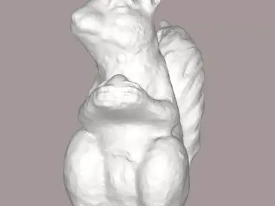 MakeIT Squirrel Sculpture  3D model