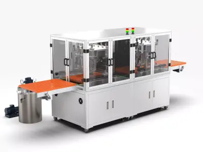 Automatic Double Station Pouring Machine 3D model