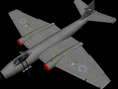 Canberra PR9 3D model